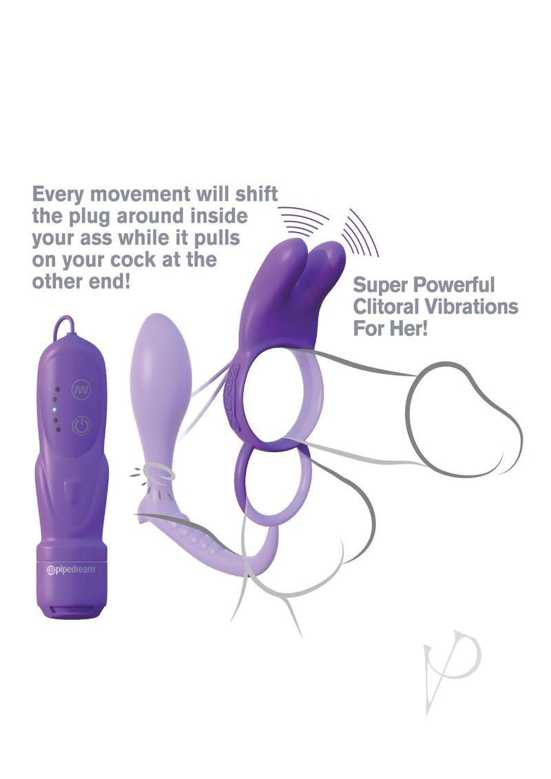 Fantasy C-ringz Ass-gasm Vibrating Rabbit
