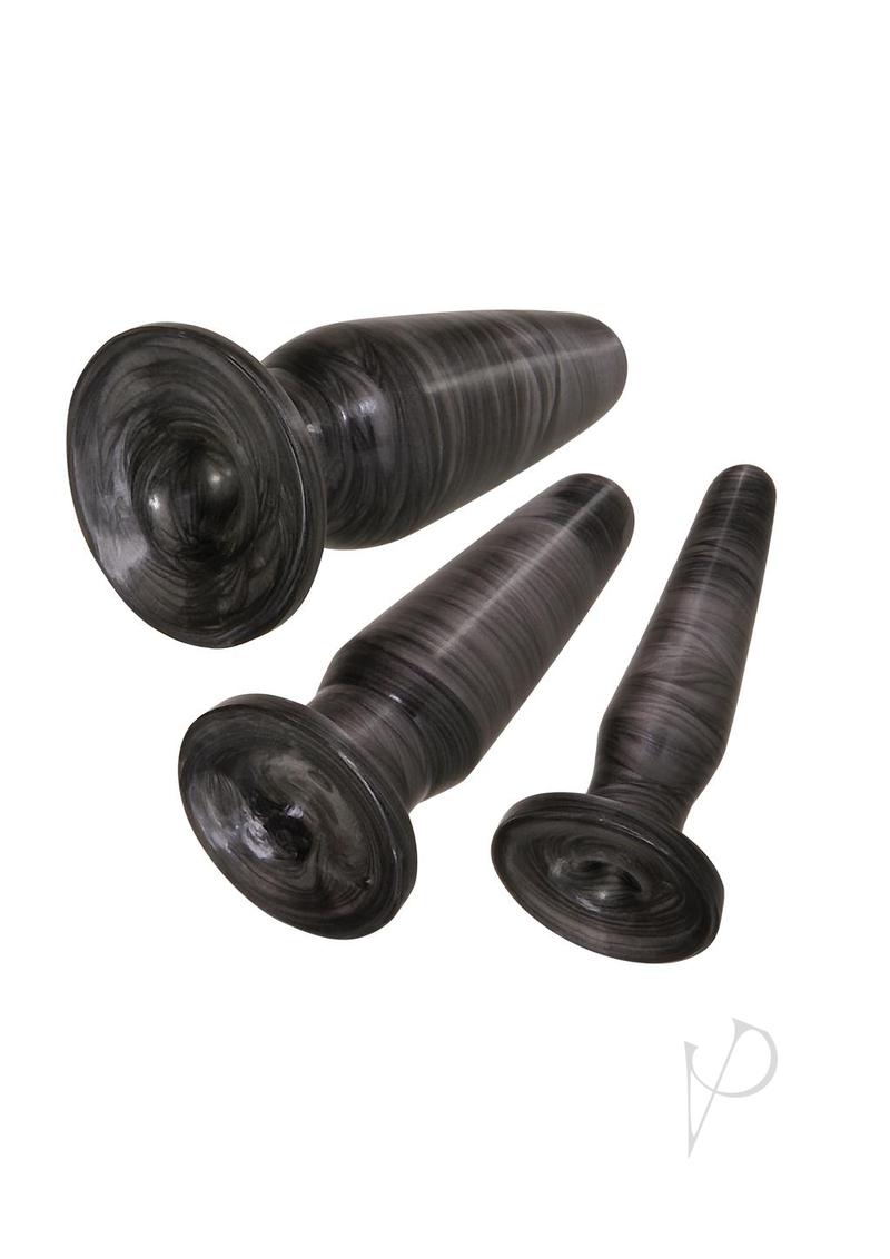Adam & Eve Anal Rockets Trainer Anal Plug Set (3 pieces)